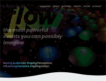 Tablet Screenshot of flow-events.com